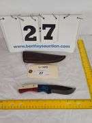 KNIFE W/ SHEATH, 8" OVERALL LENGTH
