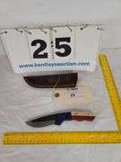 KNIFE W/ SHEATH, 8" OVERALL LENGTH
