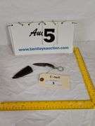 MINI KNIFE W/ SHEATH, 4-1/8" OVERALL LENGTH