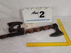 HATCHET, 20" LONG OVERALL, 5-1/4" WIDE, COMES WITH SHEATH