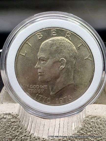 1776-1976  Eisenhower Silver Dollar Unc