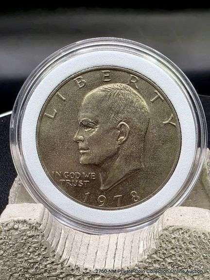 1978  Eisenhower Silver Dollar