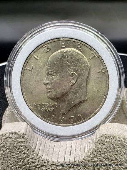 1971  Eisenhower Silver Dollar MS+