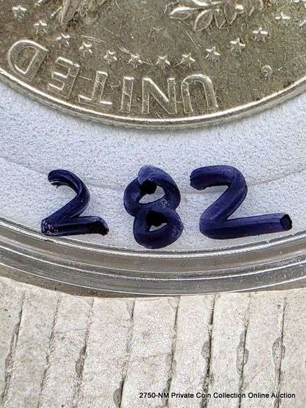 1964  Kennedy Half Dollar   Nail polish