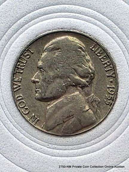 1955 D Jefferson Nickel