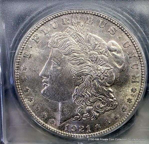 1921  Morgan Dollar MS60