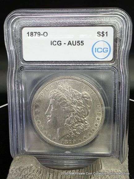 1879 O Morgan Dollar AU55
