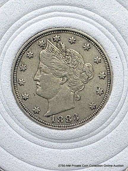 1883  Liberty Head Nickel EF45
