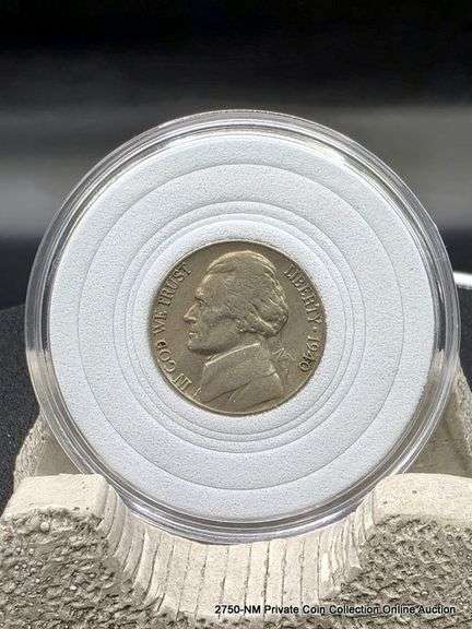 1940  Jefferson Nickel  With Steps