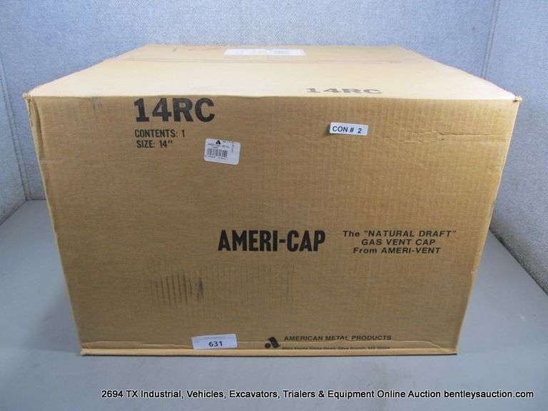 BOX: AMERI-CAP 14" NATURAL GAS VENT CAP
