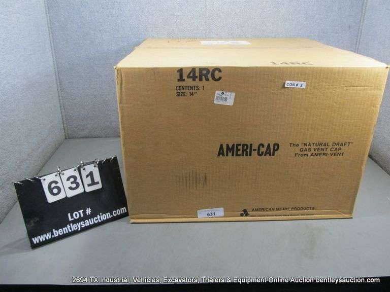 BOX: AMERI-CAP 14" NATURAL GAS VENT CAP