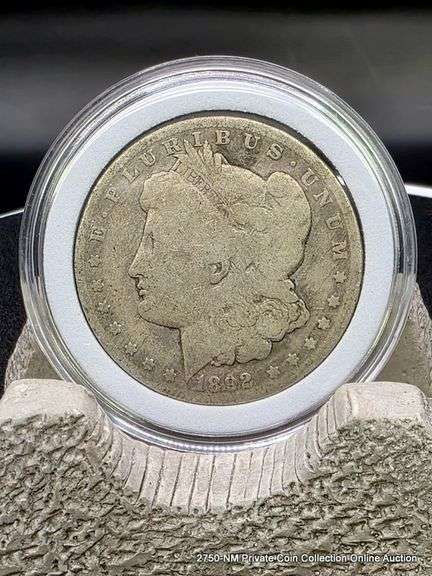 1892 O Morgan Silver Dollar