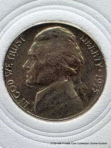 1955 D Jefferson Nickel