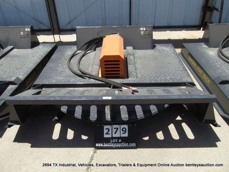 WOLVERINE BC-13-72W 72" SKID STEER BRUSH CUTTER, S/N ZW-01070