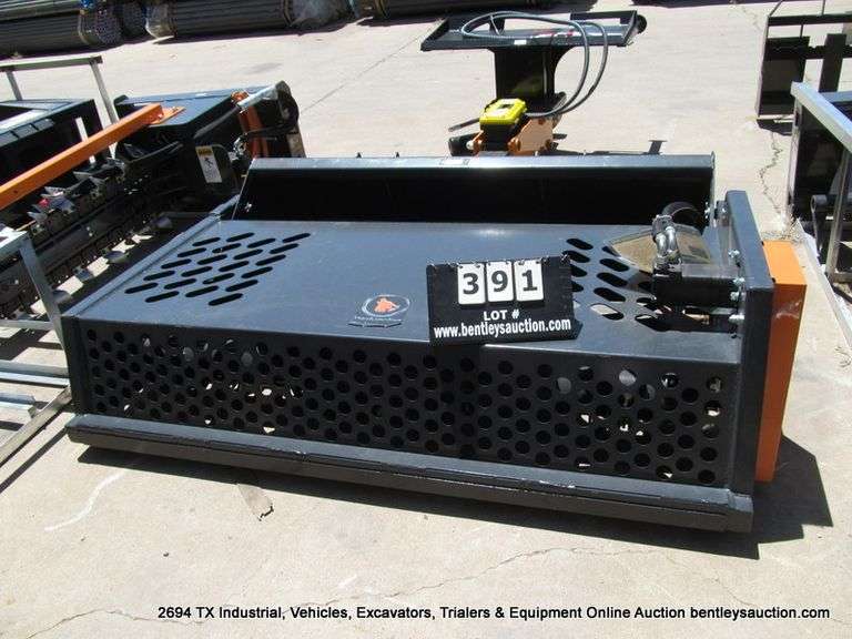 WOLVERINE SKID STEER ROCK RAKE MODEL: RCR-12-84W, S/N: ZW-00014