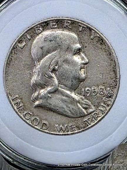 1958  Franklin Half Dollar