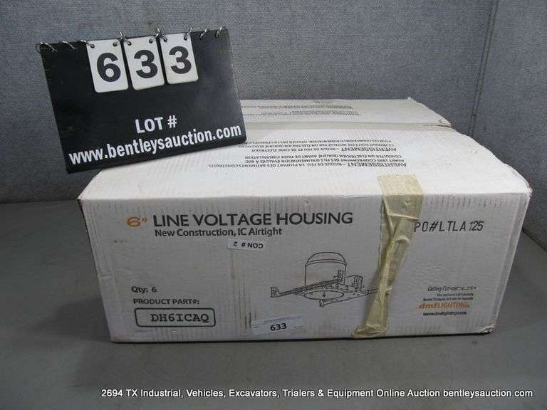 BOX: (6) DMF LIGHTING/LINE VOLTAGE HOUSING, DH6ICAQ