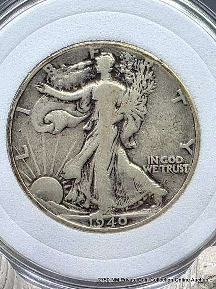1940  Walking Liberty Half Dollar