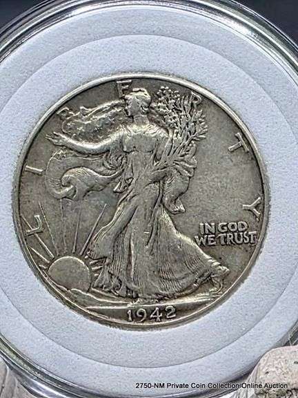 1942  Walking Liberty Half Dollar