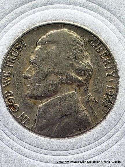 1955 D Jefferson Nickel