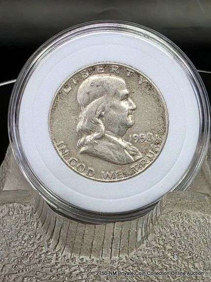 1958  Franklin Half Dollar