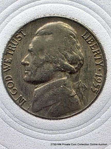 1955 D Jefferson Nickel