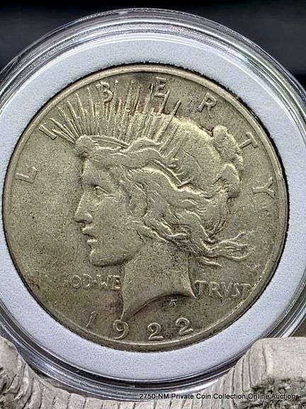 1922 S Peace Dollar