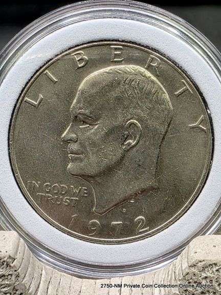 1972 D Eisenhower Dollar