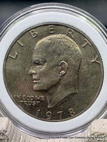 1978  Eisenhower Silver Dollar