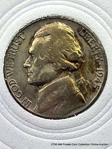 1945 P Jefferson Nickel