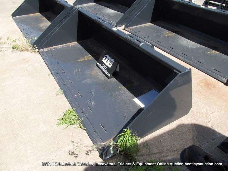 WOLVERINE TDB-11-84W 84" SKID STEER TRACK DUTY BUCKET, S/N ZW-00134