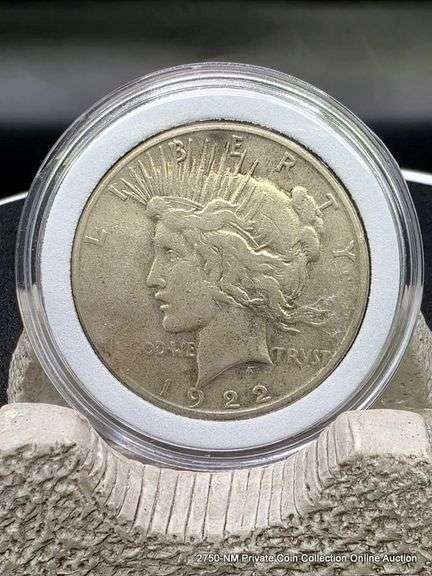 1922 S Peace Dollar