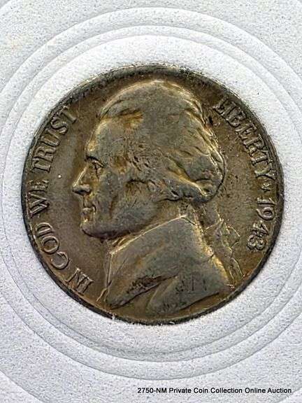 1943 P Jefferson Nickel
