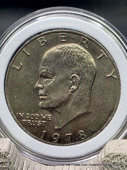 1978  Eisenhower Silver Dollar