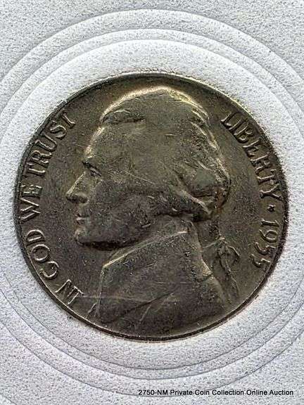 1955 D Jefferson Nickel