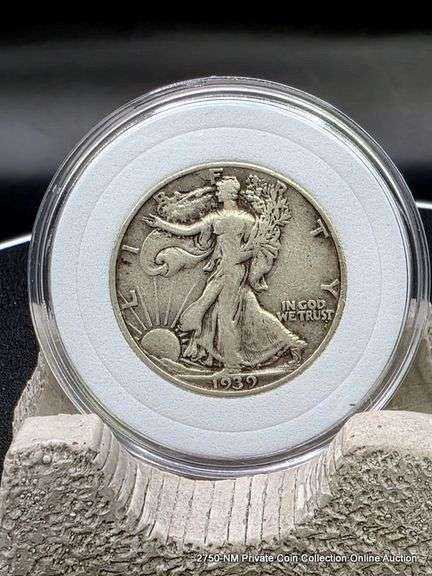 1939 S Walking Liberty Half Dollar   Rare