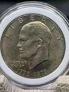 1776-1976  Eisenhower Silver Dollar Unc