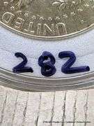 1964  Kennedy Half Dollar   Nail polish