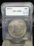 1879 O Morgan Dollar AU55