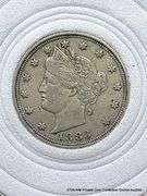 1883  Liberty Head Nickel EF45