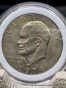 1974 D Eisenhower Dollar