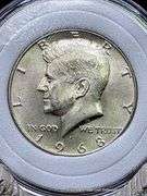 1968 D Kennedy Half Dollar UNC