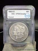1882 CC Morgan Dollar VF30