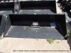 WOLVERINE TDB-11-84W 84" SKID STEER TRACK DUTY BUCKET, S/N ZW-00134