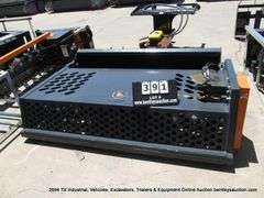 WOLVERINE SKID STEER ROCK RAKE MODEL: RCR-12-84W, S/N: ZW-00014