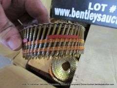 BOX: ROLLS OF 1-1/2" NAILS FOR NAIL GUN