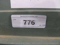 GREEN FIBERGLASS STORAGE CONTAINER, 60" X 32" X 42"