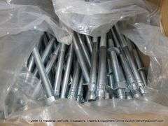 XL SCREW CORP STEEL WEDGE ANCHORS W/ HEX NUT & FLAT WASHER, 1/2X10" (BOX)