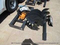 WOLVERINE ADB-13-1218R SKID STEER W/ AUGER DRIVE & BIT, S/N ZW-01951