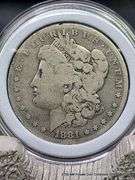 1881 O Morgan Silver Dollar